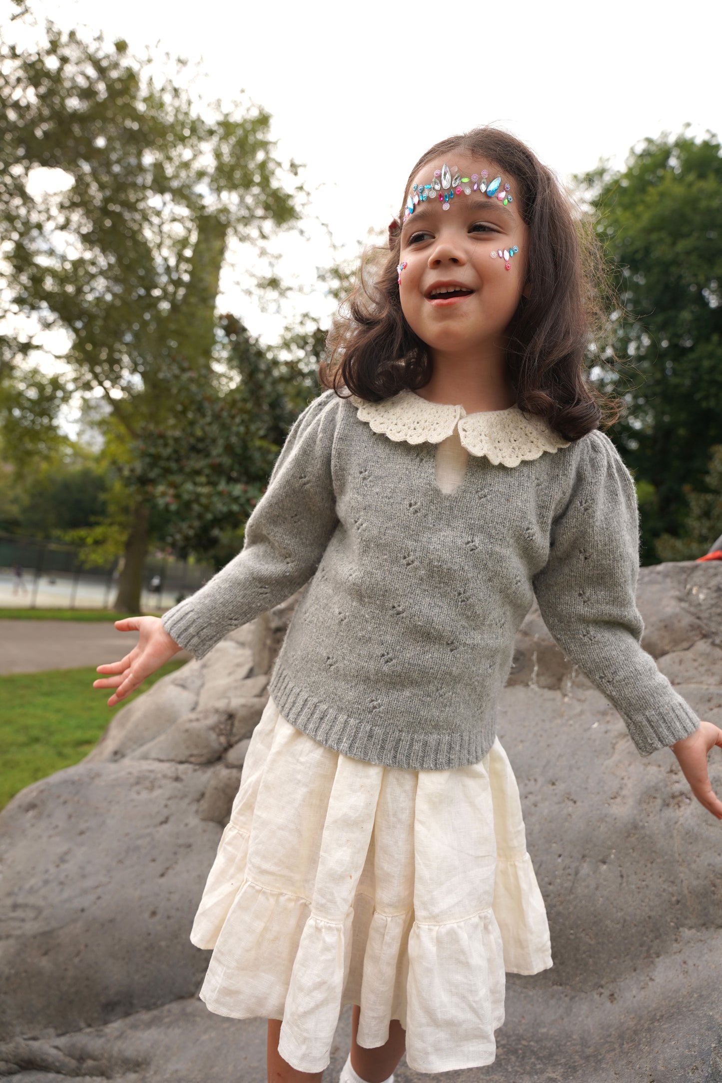 Dolly Sweater Mini in Grey