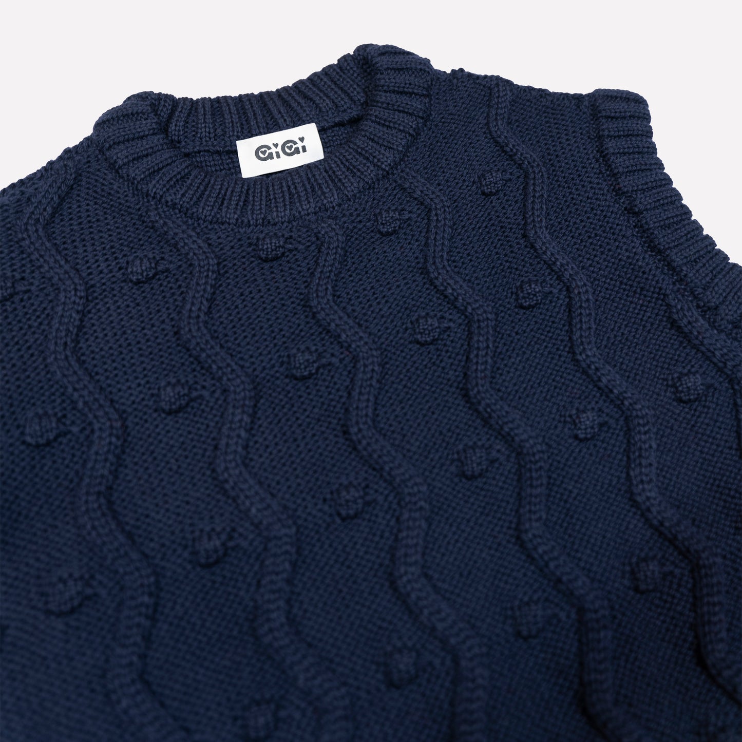 Bubble Vest in Navy