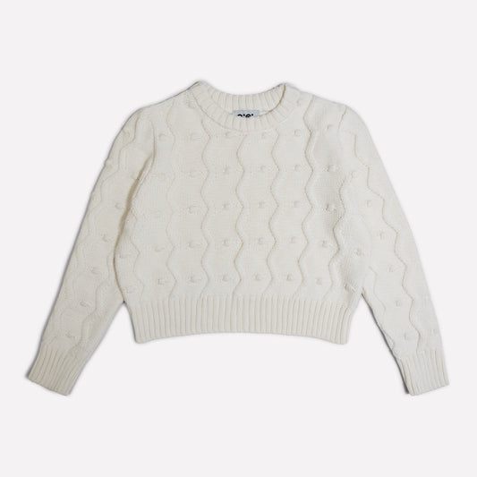 Bubble Sweater in Ivory