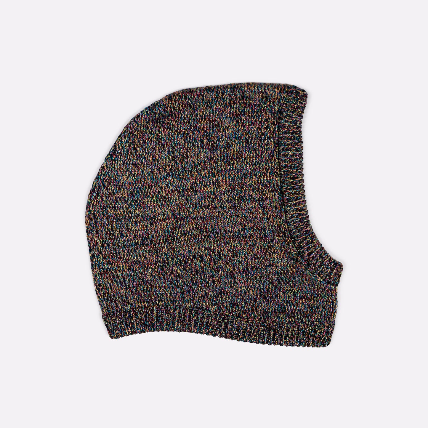 Eero Balaclava Hat in Black Lurex