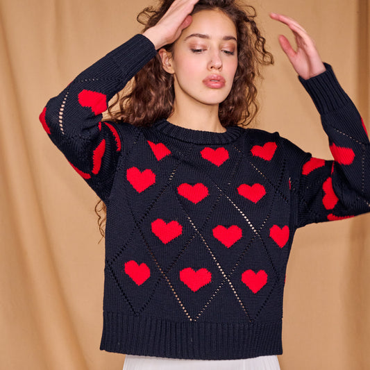 Love Sweater in Navy