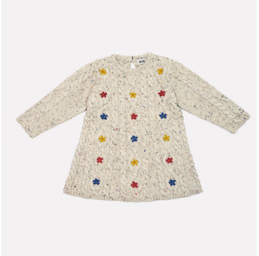 Wild Flower Dress in Natural