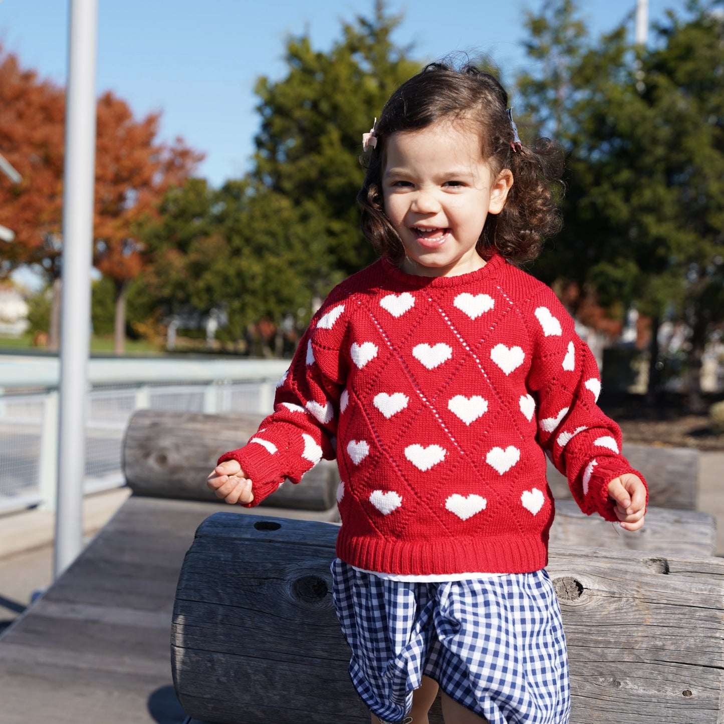 Love Sweater Mini in Red