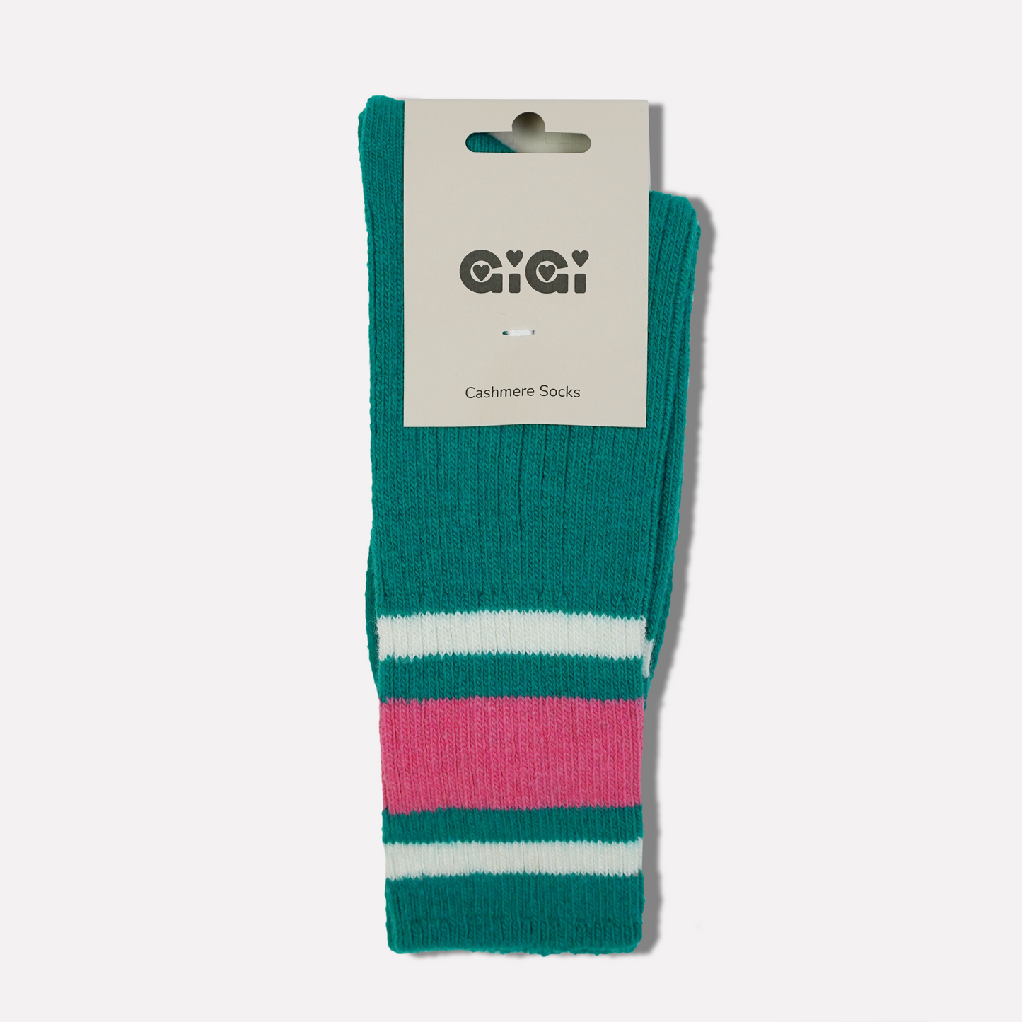 Striped Socks in Green