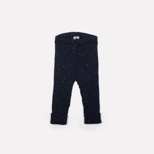 Knit Leggings in Navy