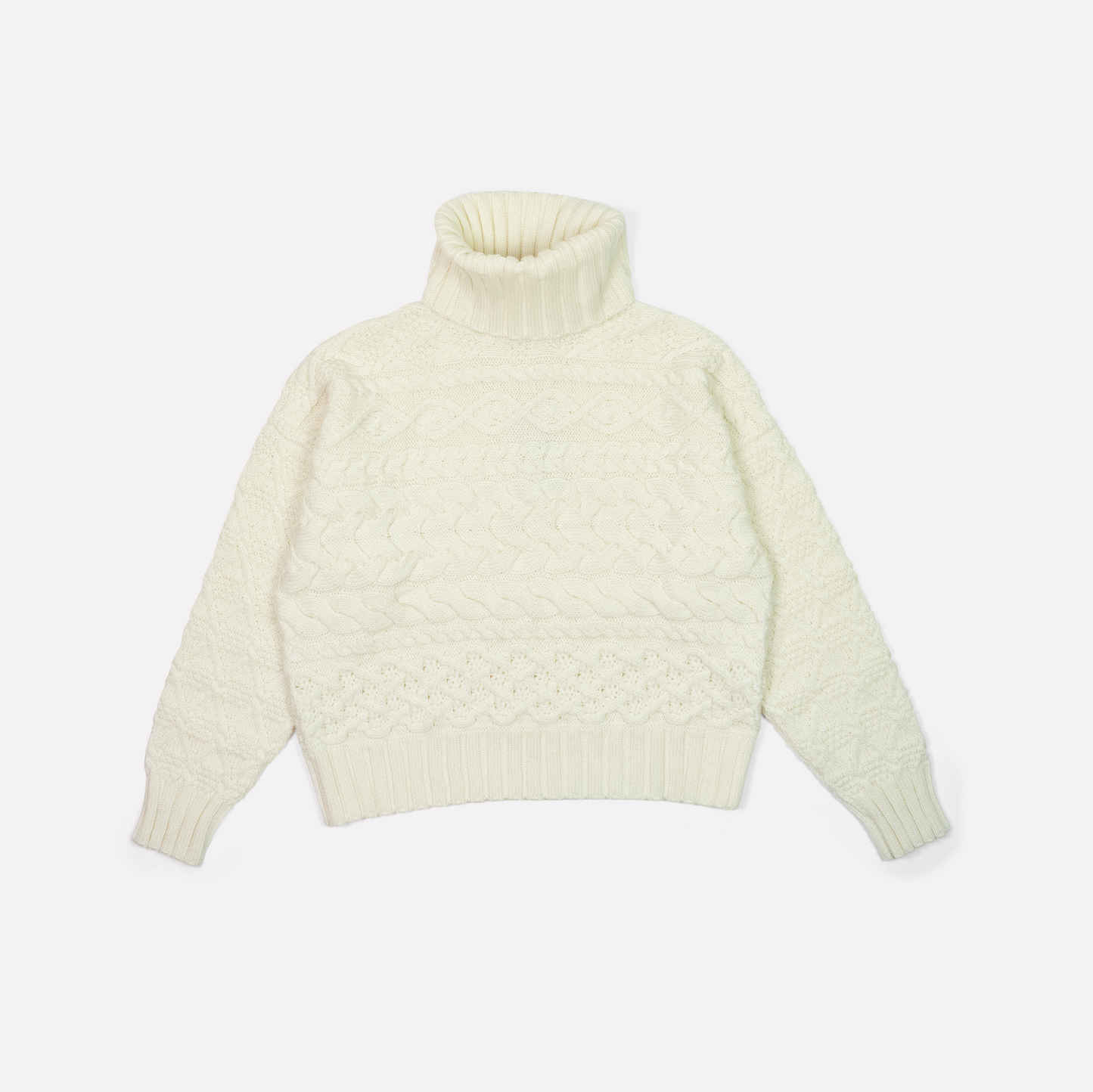 Cable Sweater in Ivory