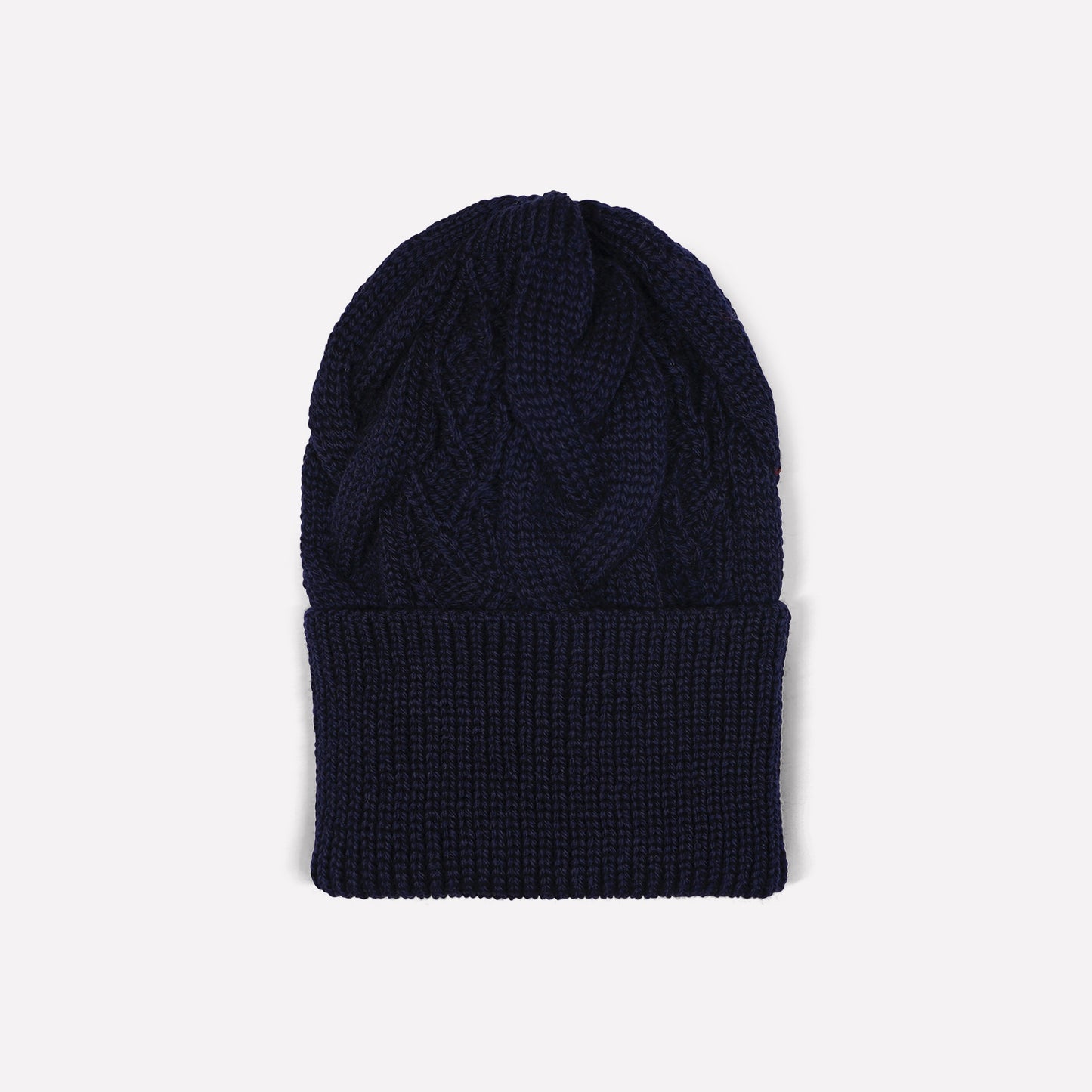 Cable Hat in Navy