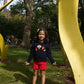 Mushroom Sweater Mini in Navy Multi