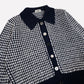 Mismatch Cardigan Mini in Navy Stripe