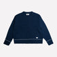 Lara Charm Sweater in Navy & Ivory