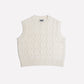 Bubble Vest in Ivory