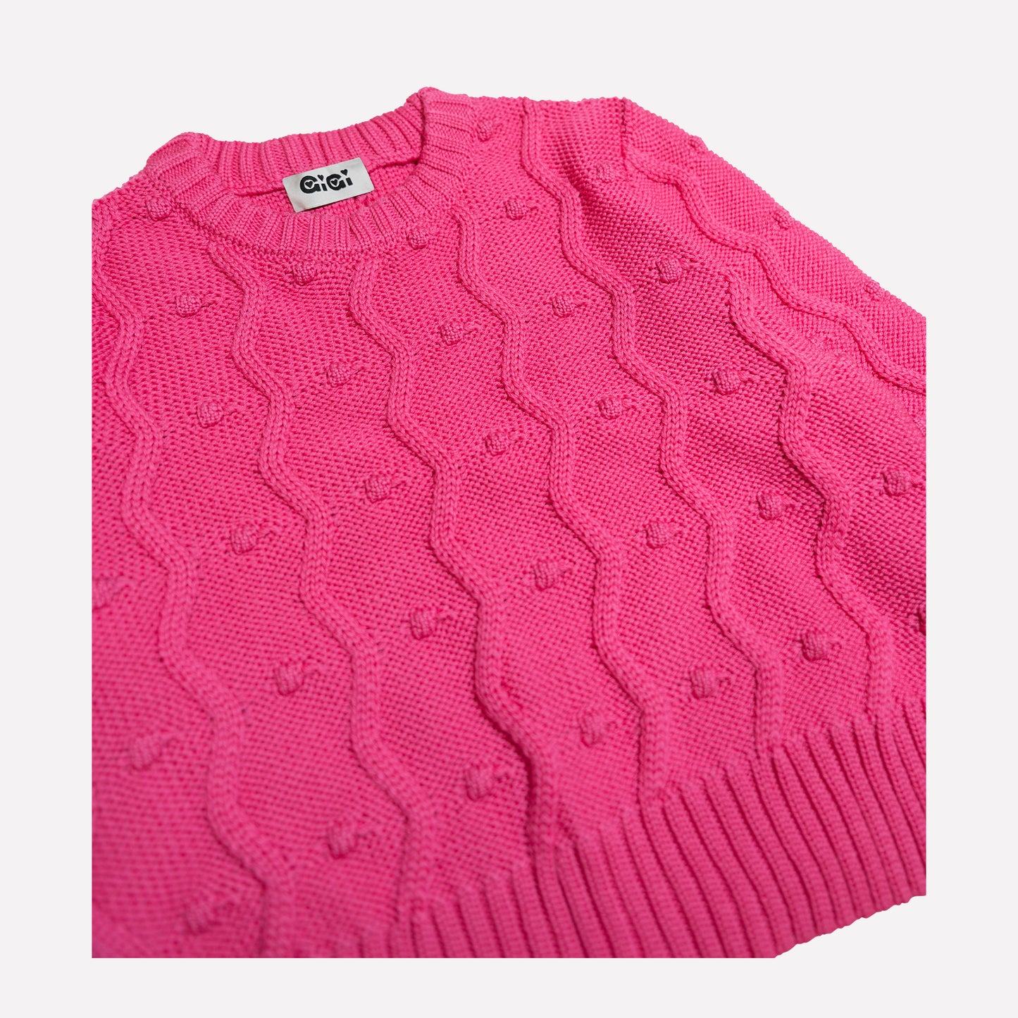 Bubble Sweater in Pink