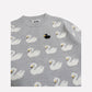 Ugly Duckling Sweater in Light Grey