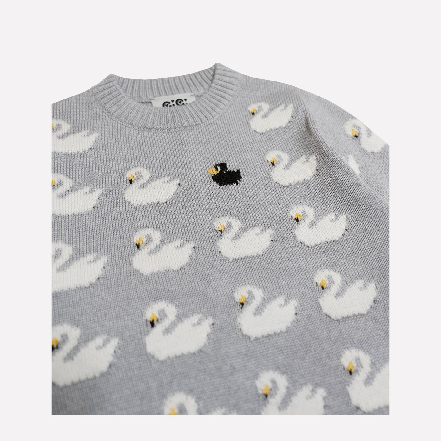 Ugly Duckling Sweater in Light Grey