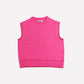Lara Vest in Pink & Red