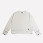Lara Charm Sweater in Ivory & Navy