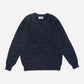 Adam Fisherman Sweater in Navy Speckle