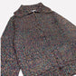Goldie Zip Cardigan in Black Multi Lurex