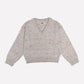Jane V-neck Sweater in Natural Speckle