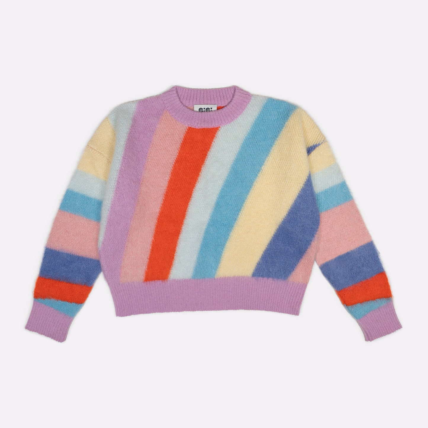 Chrome Stripe Sweater in Multicolor