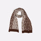 Gallop Jacquard Scarf in Brown
