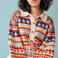 Bee Garden Cardigan in Multicolor