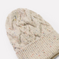 Cable Hat in Natural Speckle