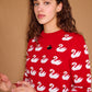 Ugly Duckling Sweater in Red
