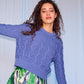 Bubble Sweater in Blue Marl
