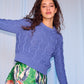 Bubble Sweater in Blue Marl