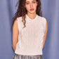 Bubble Vest in Ivory
