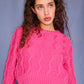 Bubble Sweater in Pink