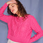 Bubble Sweater in Pink