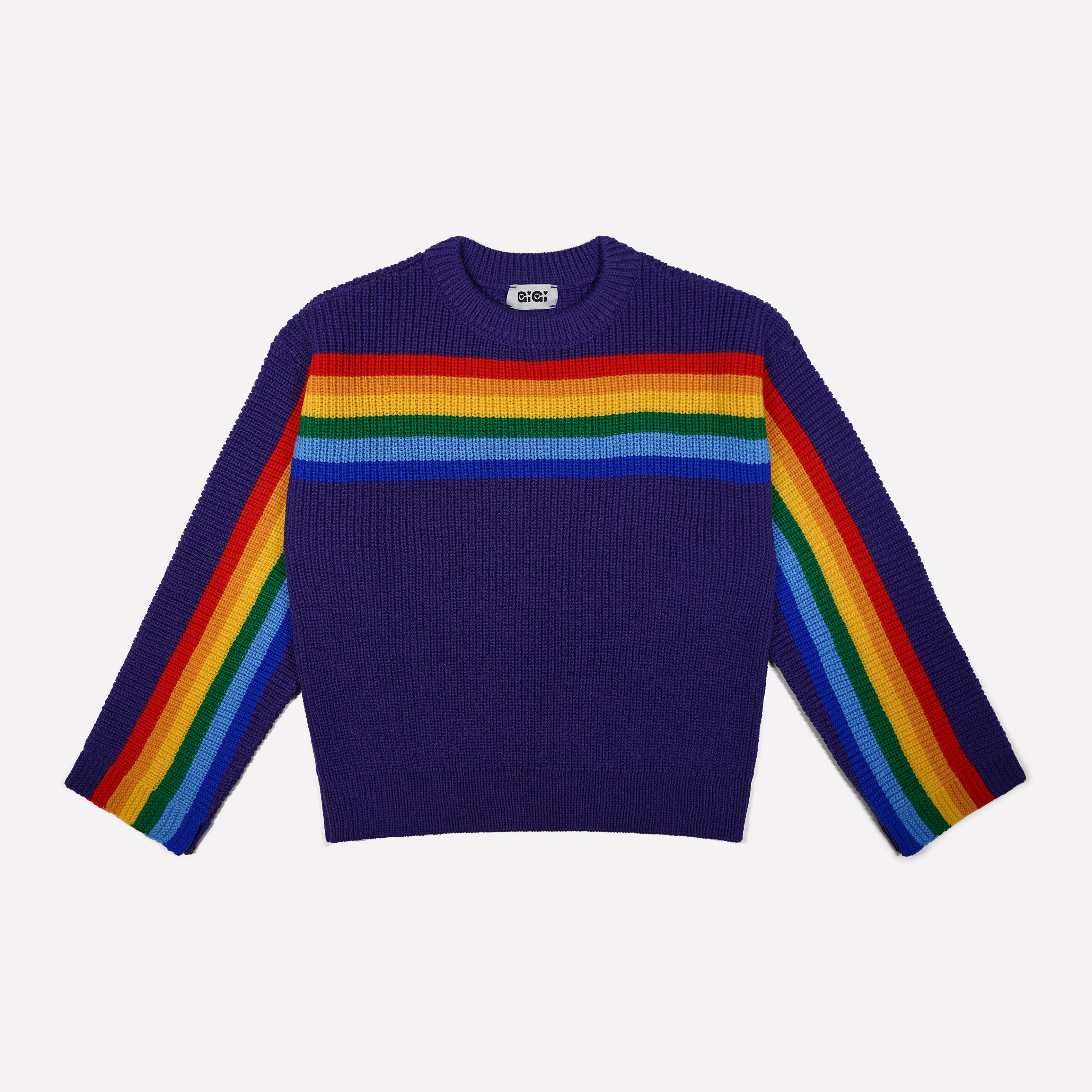 Monki rainbow outlet sweater