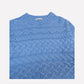 Cable Cotton Sweater in Blue