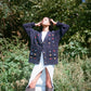 Wild Flower Cardi in Navy