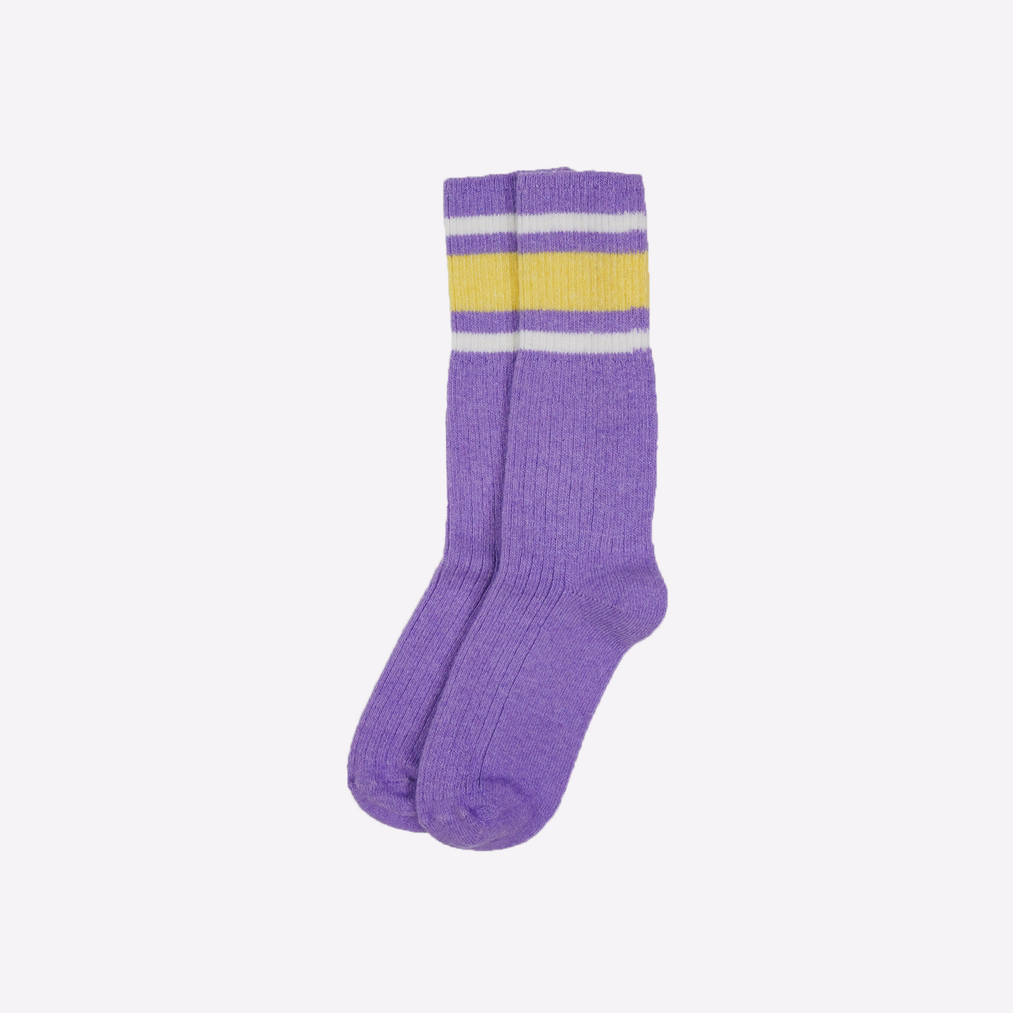 Striped Socks in Lavender