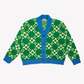 Flower Chain Cardi mini in Bright Green