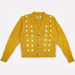 Daisy Cotton Cardigan in Mustard
