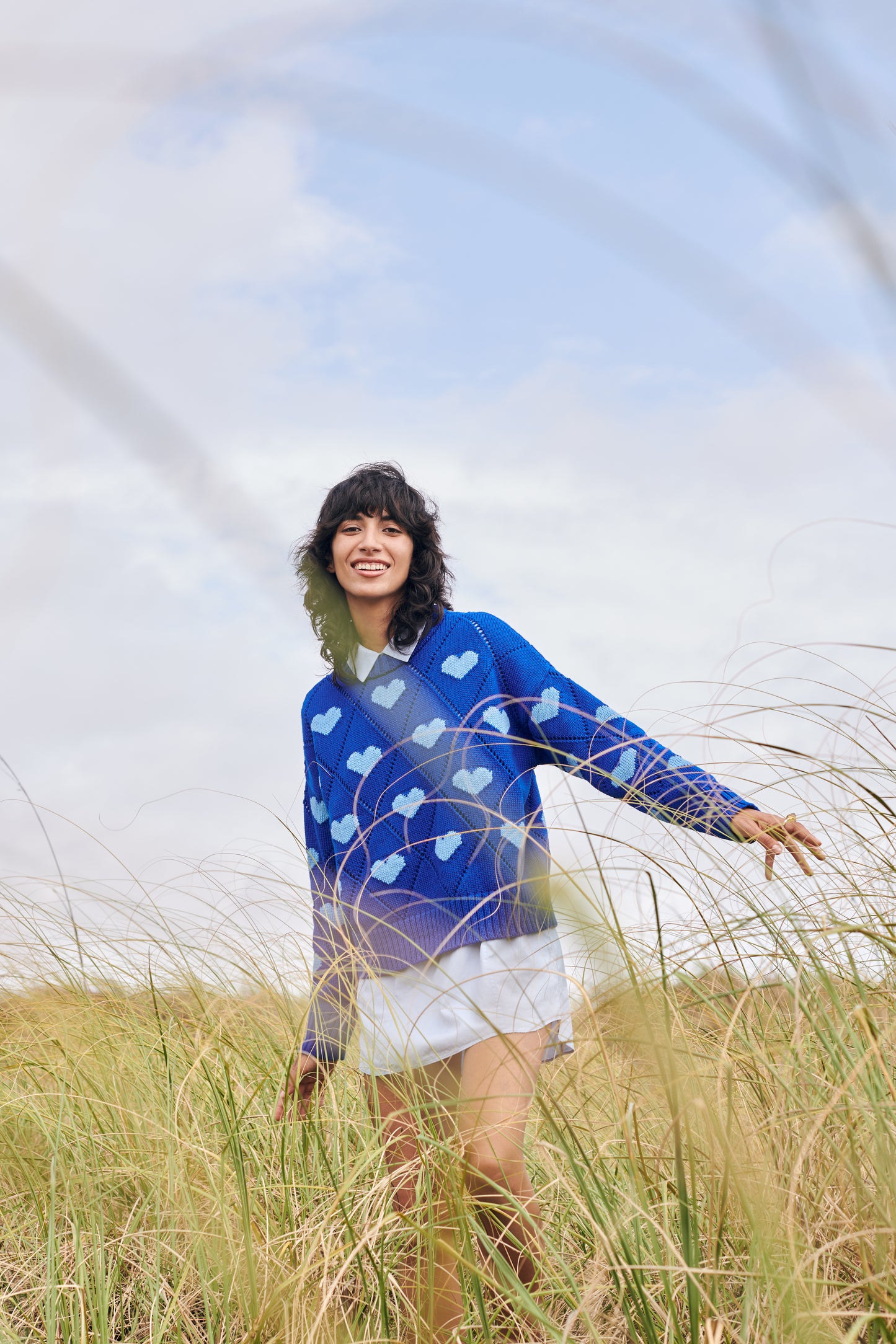 Love Sweater in Cobalt Blue